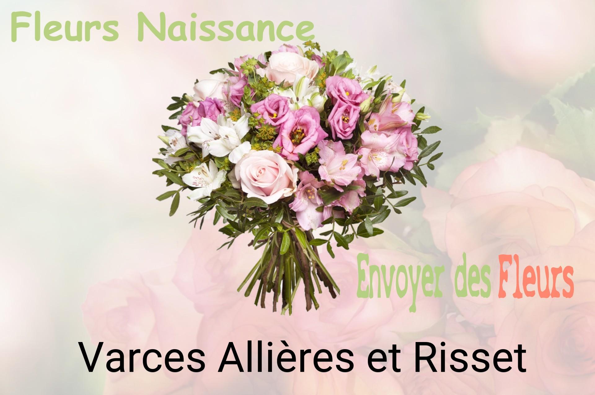 Bouquet de fleurs de naissance livré à Varces-Allières-et-Risset