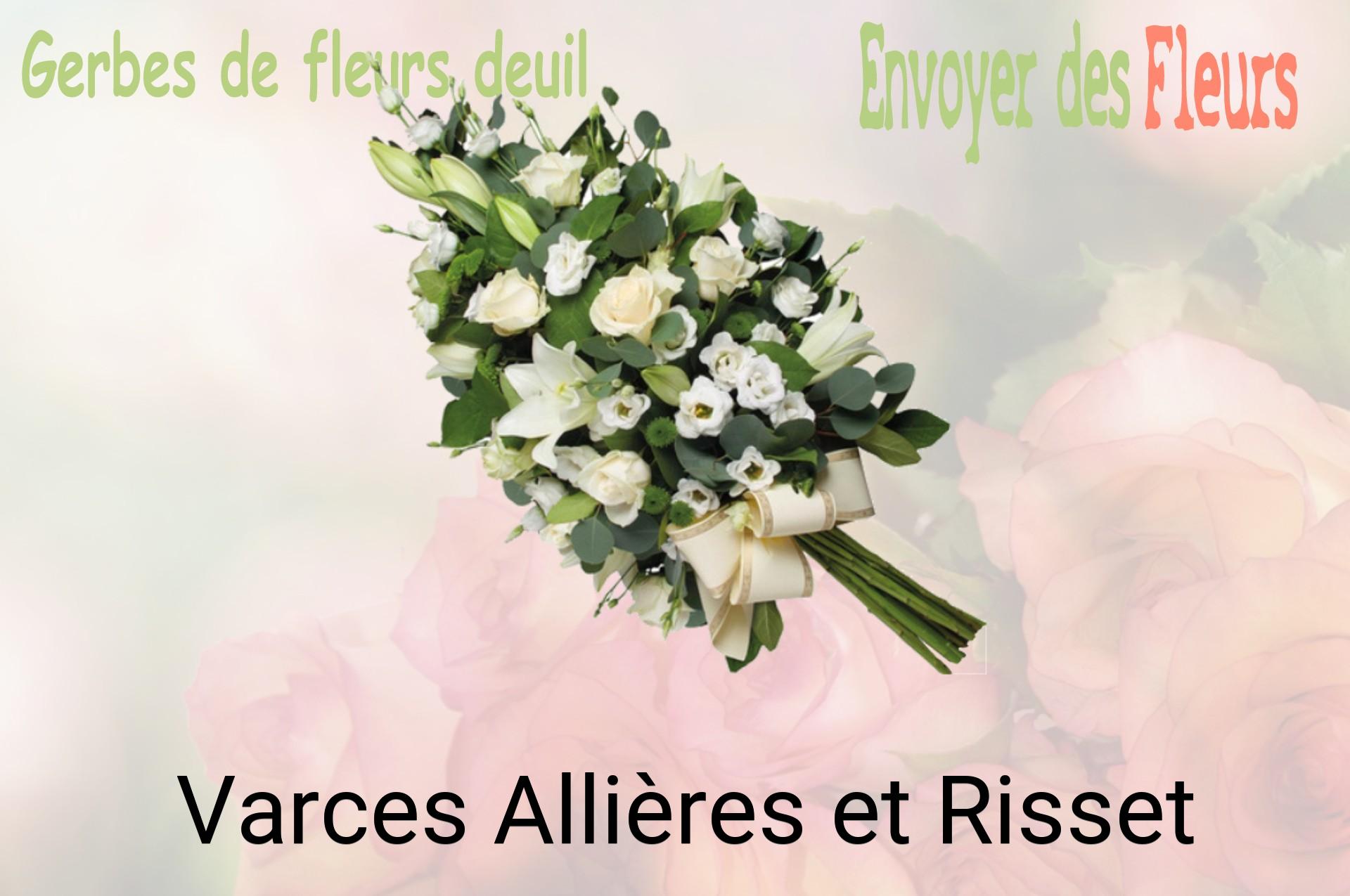 Gerbe de fleurs de deuil livrée à Varces-Allières-et-Risset